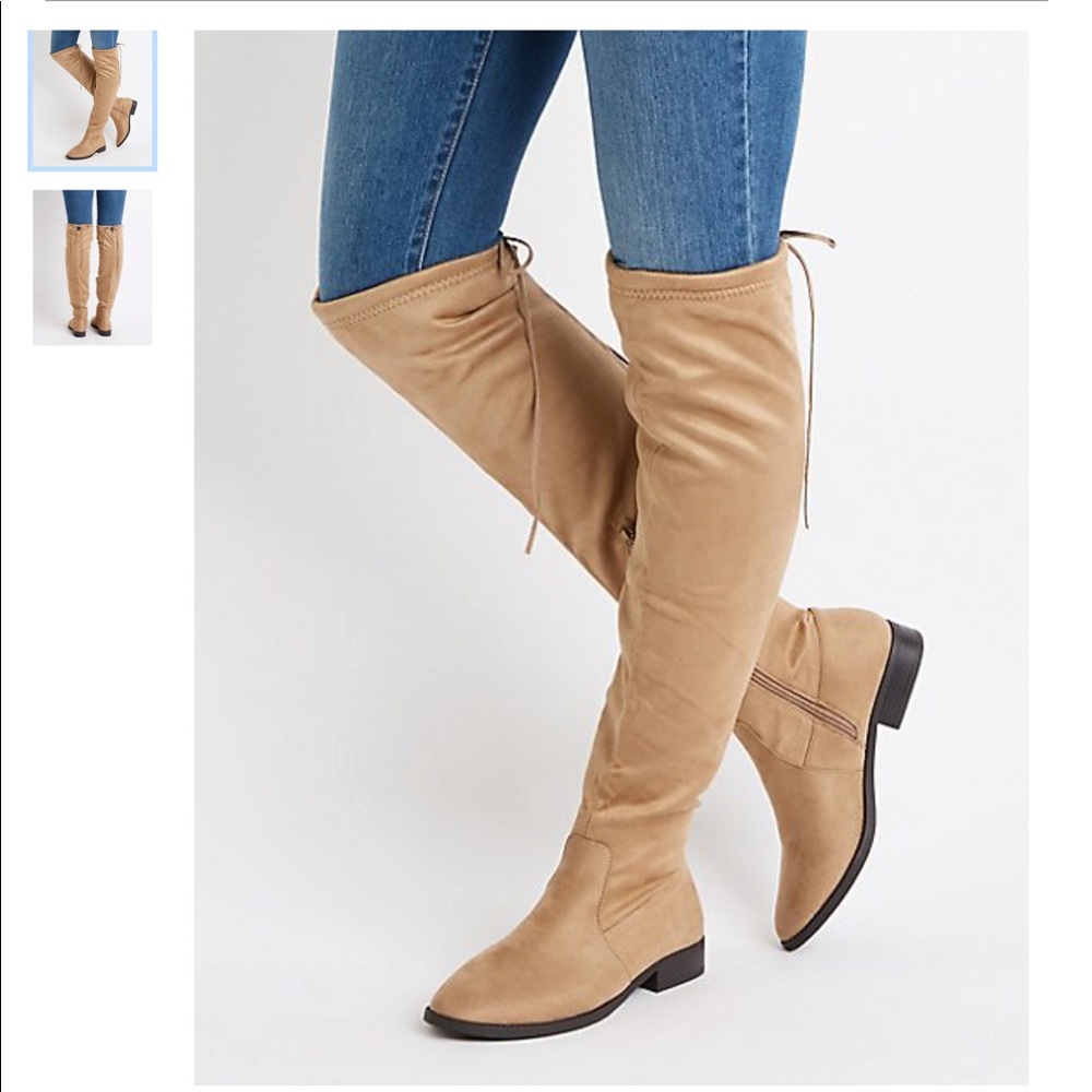 Perfect condition tan suede boots
